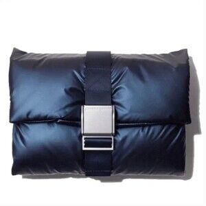 JOANNA CZECH SKINCARE THE POUCH Puffer Bag/Travel/Cosmetic Bag Satin Finish NEW